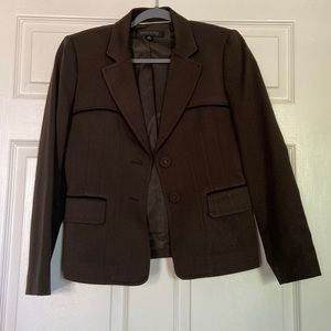 anne klein brown suit